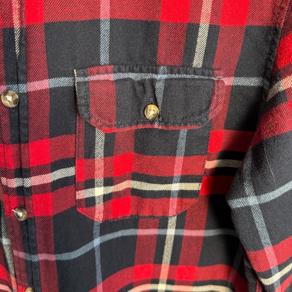 DIVIDED H&M Men's Long Sleeve Plaid Flannel Shirt Button Up Multicolor Small - Picture 4 of 14